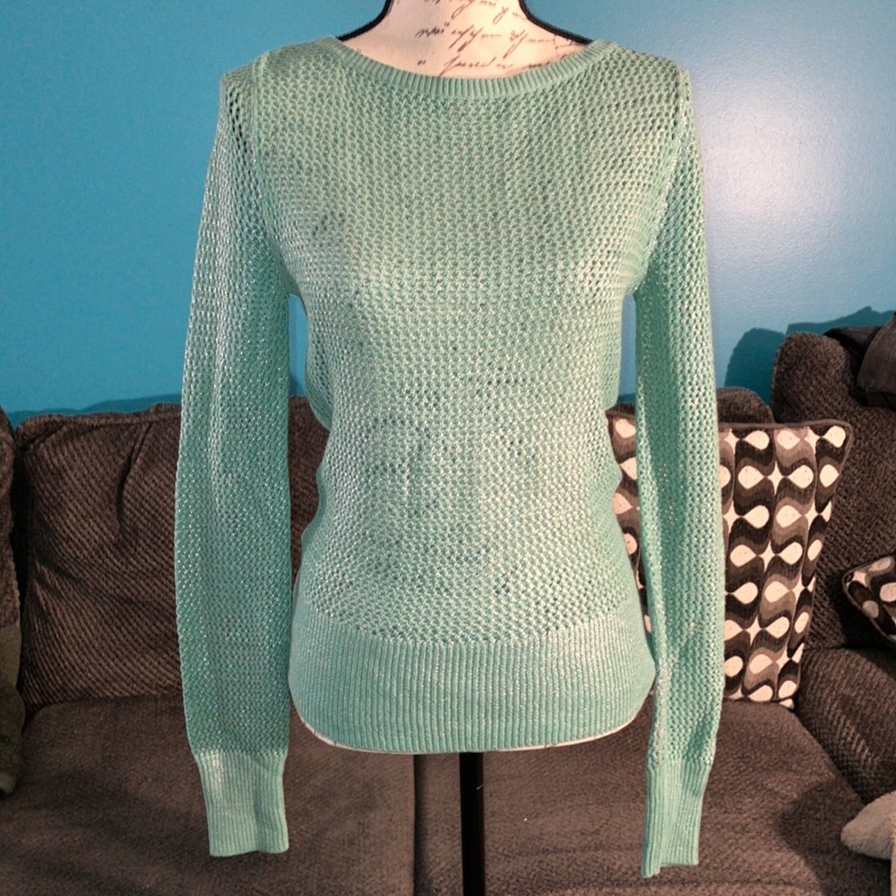 BCGC Max Azaria Open Knit Sweater, Small